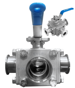 บอลวาล์วสามทางติดเฟอร์รูล  Tee Ball Valves with ferrule  